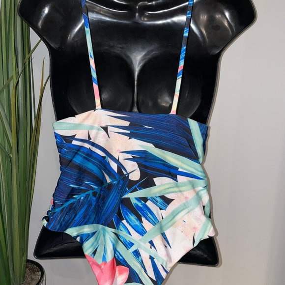 Floral One Piece Swimsuit - Picture 2 of 15